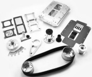 CADILLAC 500 ENGINE BLOWER DRIVE KIT - MANIFOLS-PULLIES-IDLER-BELT-CARB-ADPT